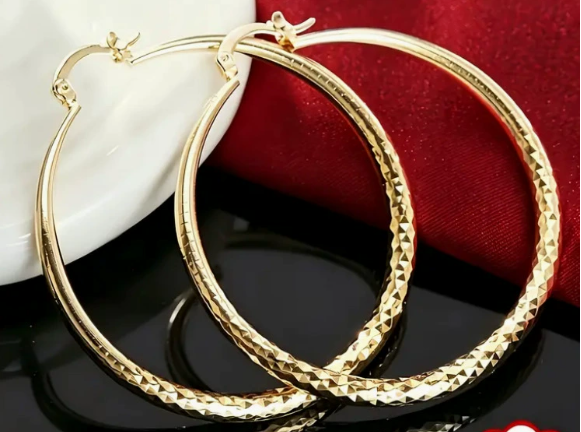 🎉KØB 1, FÅ 1 GRATIS🎁Diam🎉 KØB 1, FÅ 1 GRATIS 🎁 Diamantslebne hoopøreringe til kvinder – elegante, funklende 💎 Diamantslebne hoopøreringe til kvinder