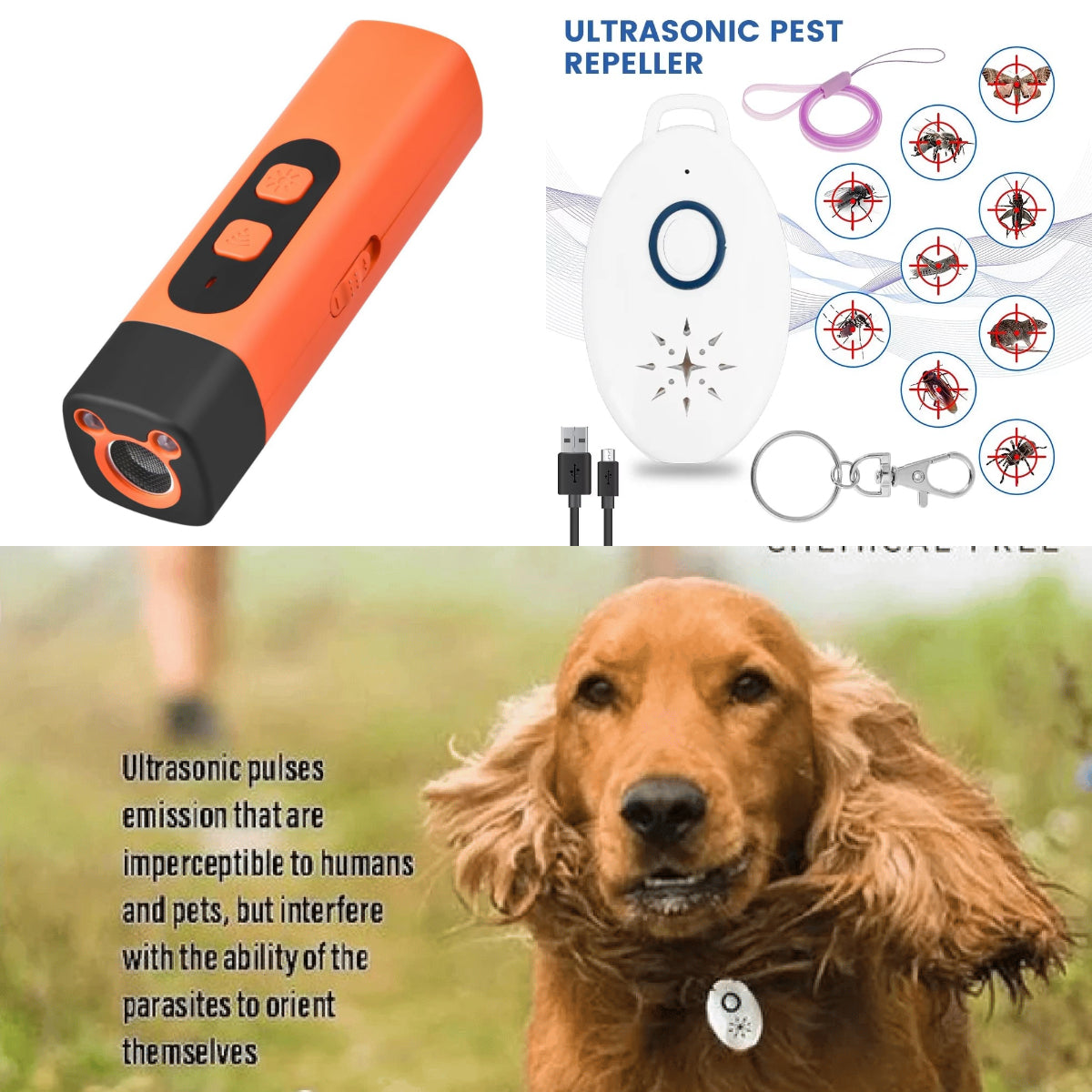 🎁 50 % RABAT! 💥 Ultralyds-barkafskrækkende middel til hunde – Human, en-knaps adfærdskorrektor til hunde, katte og skadedyr 🐾🔇