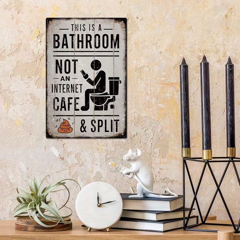🚽 Dette er et badeværelse, ikke et internetcafé