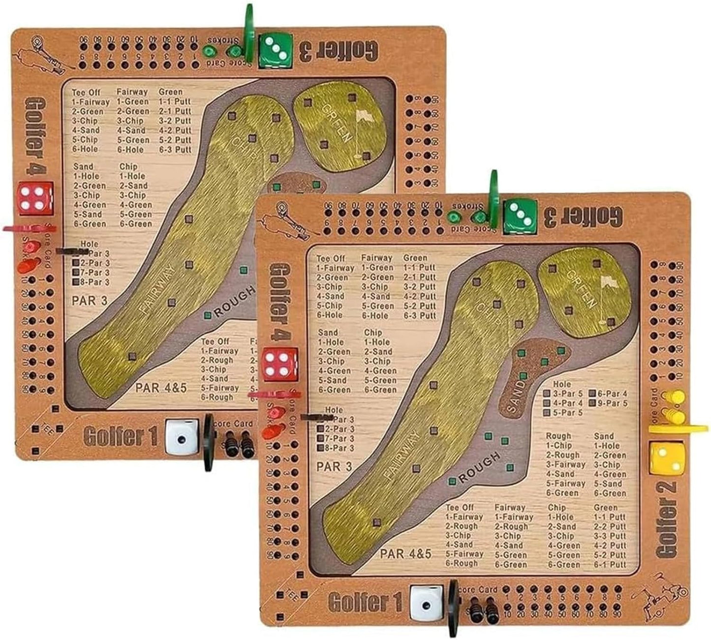 ⛳Bordspil med terninger og golf🎲✨