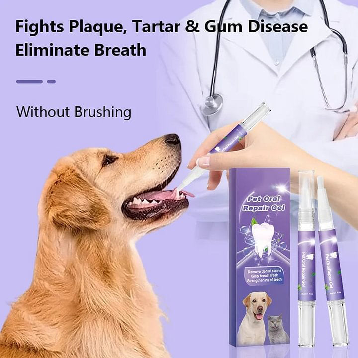 🥇KØB 1 FÅ 1 GRATIS🔥Pet Oral Repair Gel🐱🐶