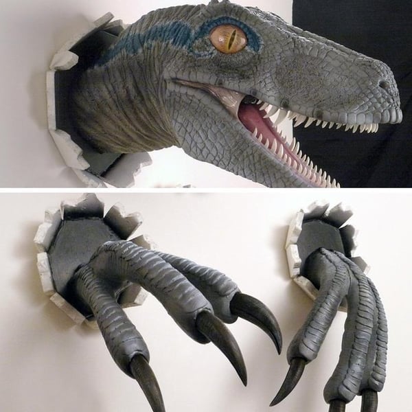 🎉3D dinosaur-vægdekoration🦖
