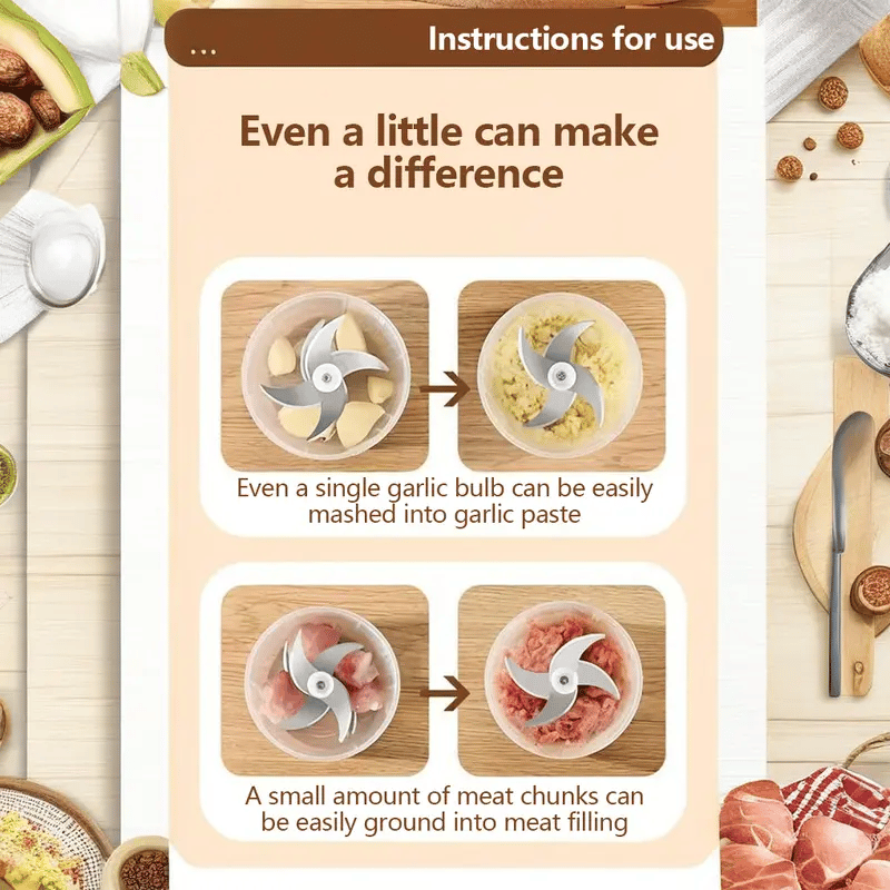 ✨Juleudsalg – Elektrisk hvidløgspresser