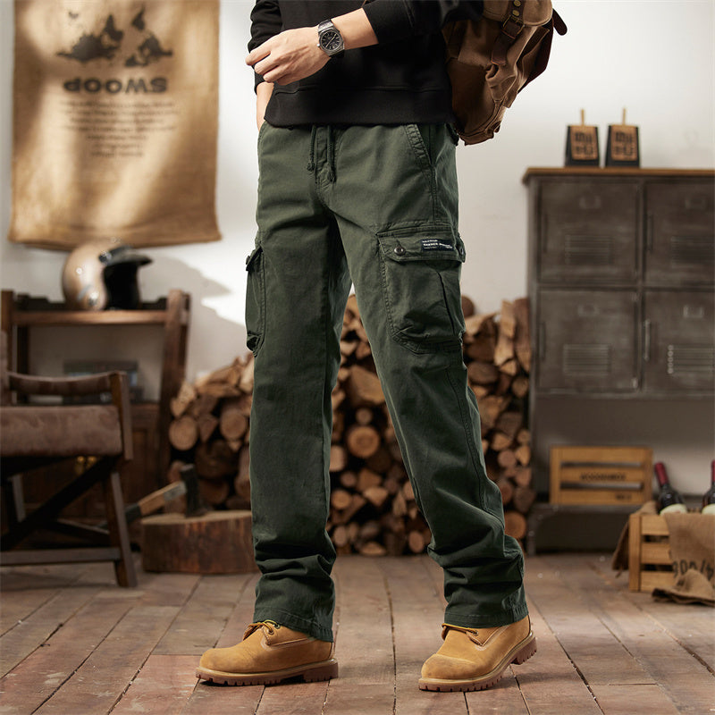 👖 50 % RABAT! ⚡ Taktiske cargobukser til mænd – lige snit, åndbart premium-bomuld og praktiske lommer til arbejde, rejser og hverdagsbrug 🎒Lommer til arbejde, rejser og hverdagsbrug 🎒