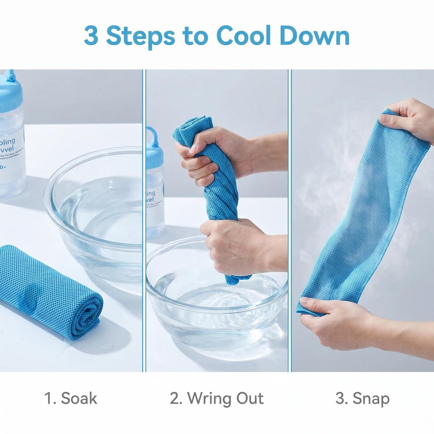 ⏰Sidste dag: Køb 1, få 1 gratis❄💦Håndklæde til koldsved, som du kan bruge hvor som helst og når som helst! Genanvendeligt, blødt, absorberende, køleeffektivt og bærbart – klar til levering i Storbritannien! 🇬🇧
