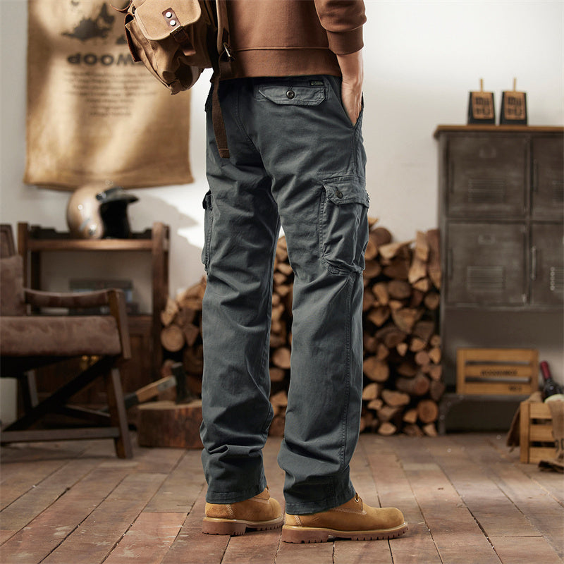 👖 50 % RABAT! ⚡ Taktiske cargobukser til mænd – lige snit, åndbart premium-bomuld og praktiske lommer til arbejde, rejser og hverdagsbrug 🎒Lommer til arbejde, rejser og hverdagsbrug 🎒