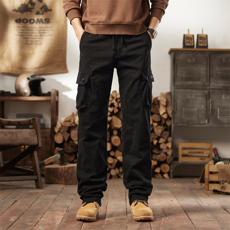 👖 50 % RABAT! ⚡ Taktiske cargobukser til mænd – lige snit, åndbart premium-bomuld og praktiske lommer til arbejde, rejser og hverdagsbrug 🎒Lommer til arbejde, rejser og hverdagsbrug 🎒