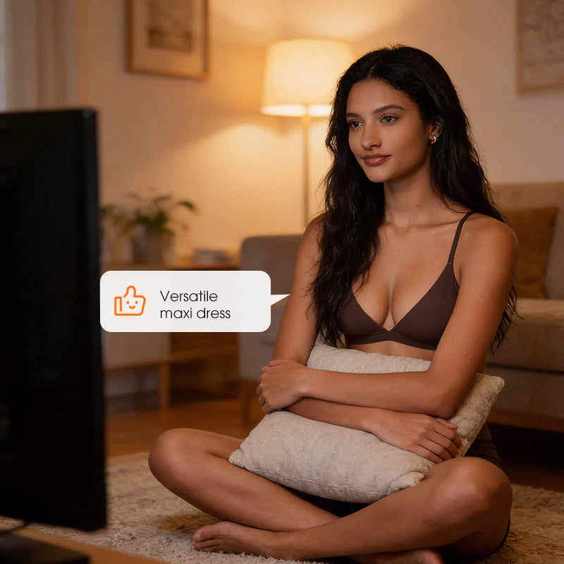 💞Triangel-bralette til kvinder med gelé-støtte og uden bøjler