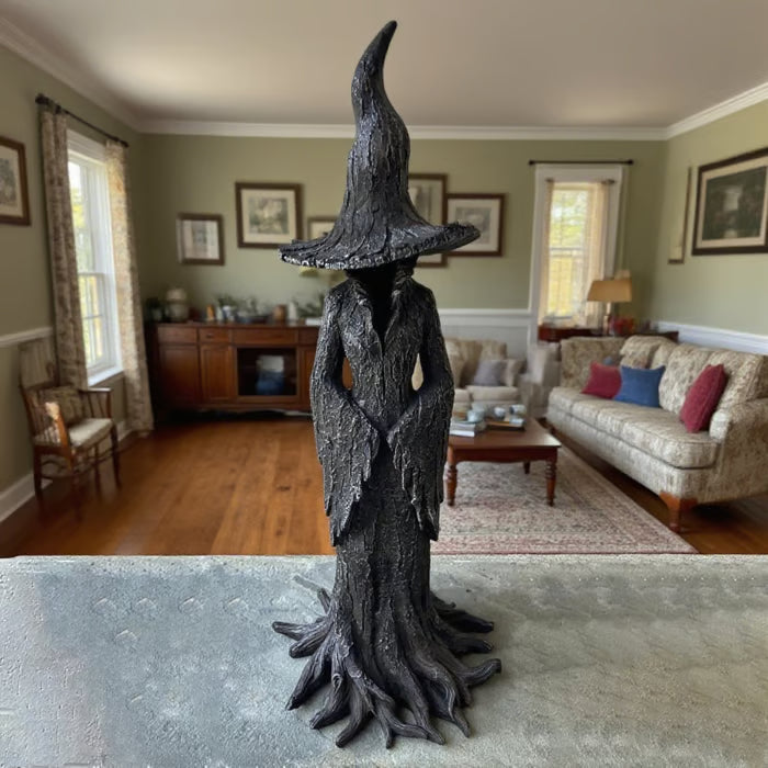 🧙‍♀️The Vogter af dit hjem | Den fortryllende heksestatue