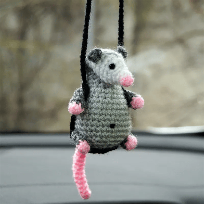 🔥Possum bilamulet (100 % håndstrikket）