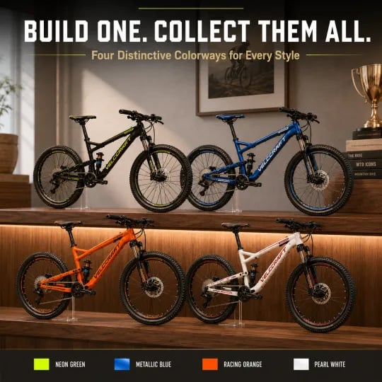 🎉🔥 50 % RABAT – 🚲 DIY-monteringssæt til mountainbike – Byg, udstil og saml