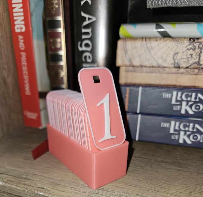 Hængende læseskive