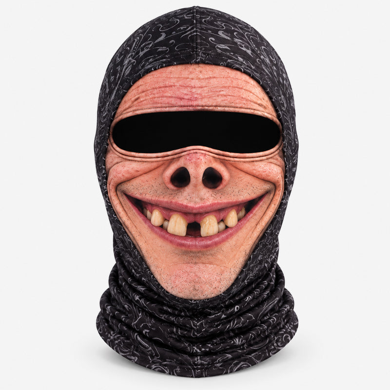 Sjov skimaske til eventyr i sneen