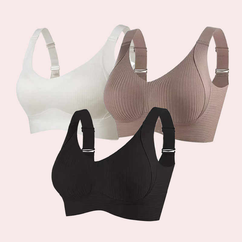 🎁Sidste dag: køb 1, få 3 pakker🔥Superstøttende bh | Push-up-bh uden bøjle👍Ikke flere hængende bryster
