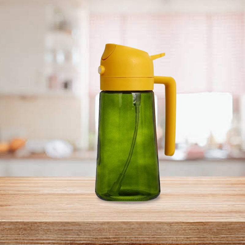 To i én lysbeskyttet olieflaske