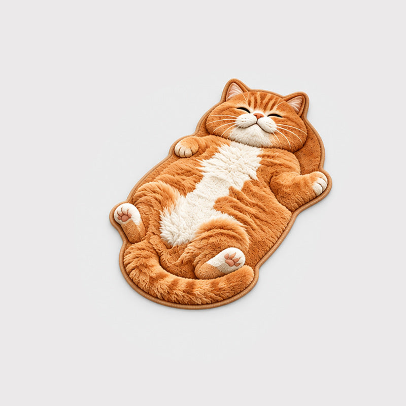 Gulvmåtte i form af en kat