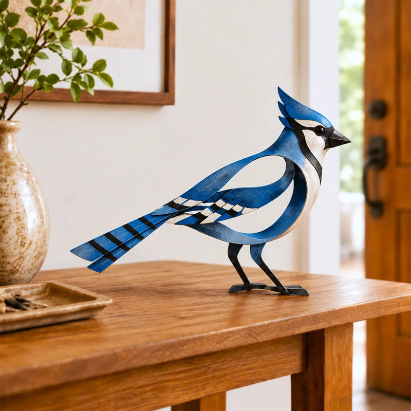 🕊️Elegant og minimalistisk fugleskulptur i metal – flygtige øjeblikke af lethed i naturen!