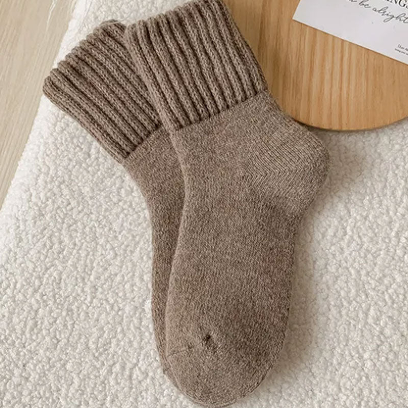 🧦5 par uldsokker til kvinder - varme, mellemhøje sokker