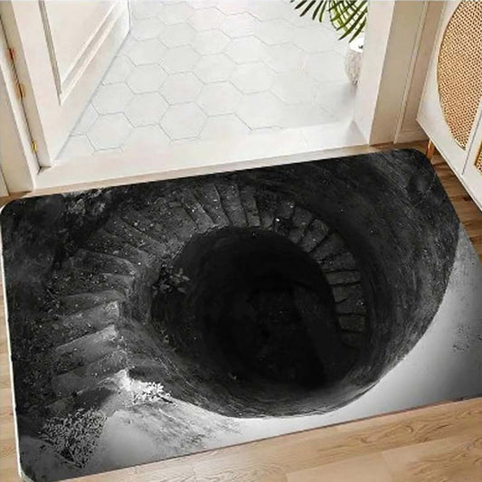 Visuel illusion Endless Abyss mønster HD-trykt skridsikker dørmåtte