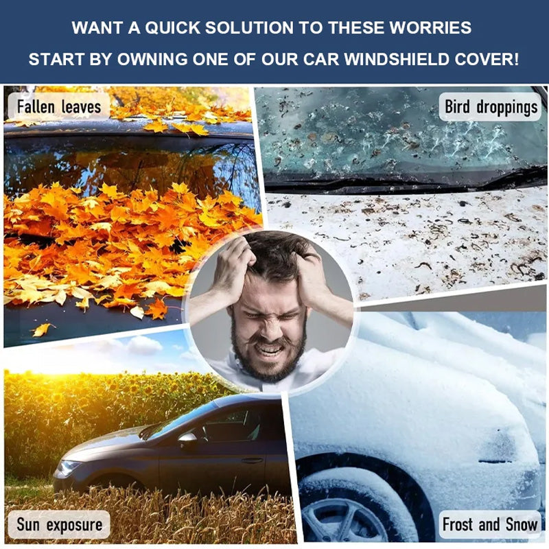 Magnetisk snebeskyttelsesdæksel til biler