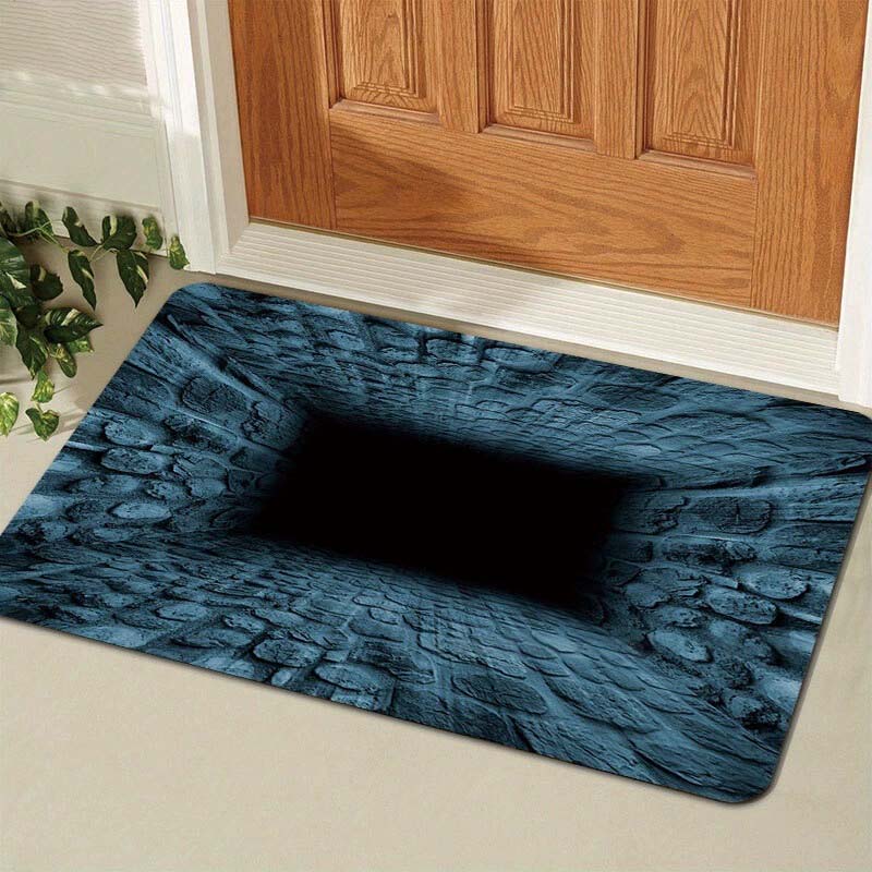 Visuel illusion Endless Abyss mønster HD-trykt skridsikker dørmåtte