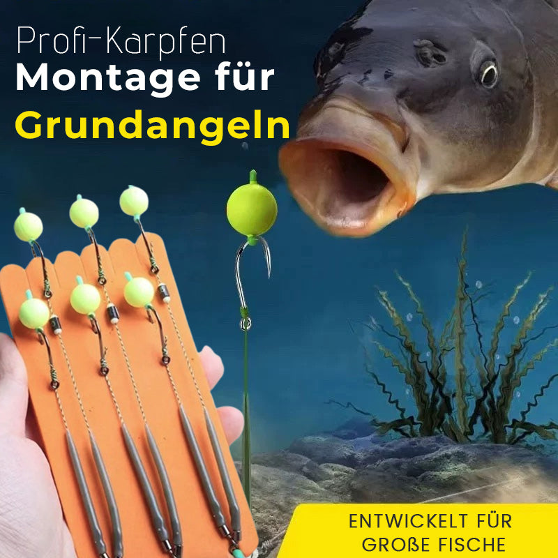 Professionel bundfiskerig til karpefiskeri til bundfiskeri | Til karper, græskarper & co