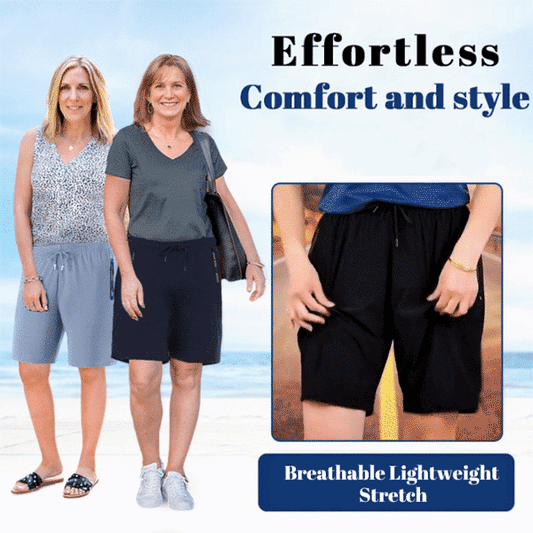 Hurtigtørrende stretch-shorts lavet af issilke