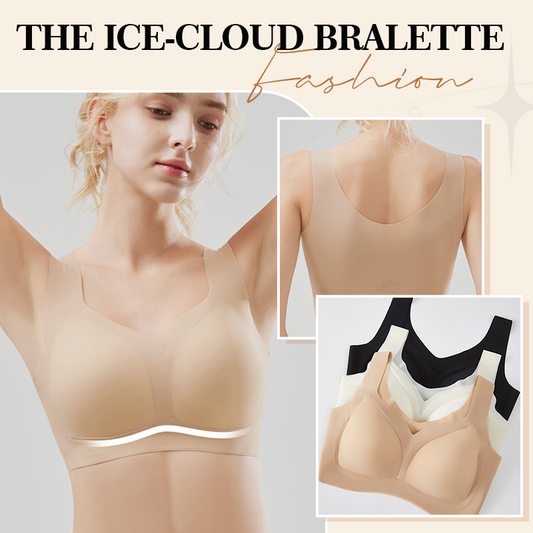 🌬️The Ice-Cloud Bralette: Sømløs bh uden bøjler med gelé-støtt