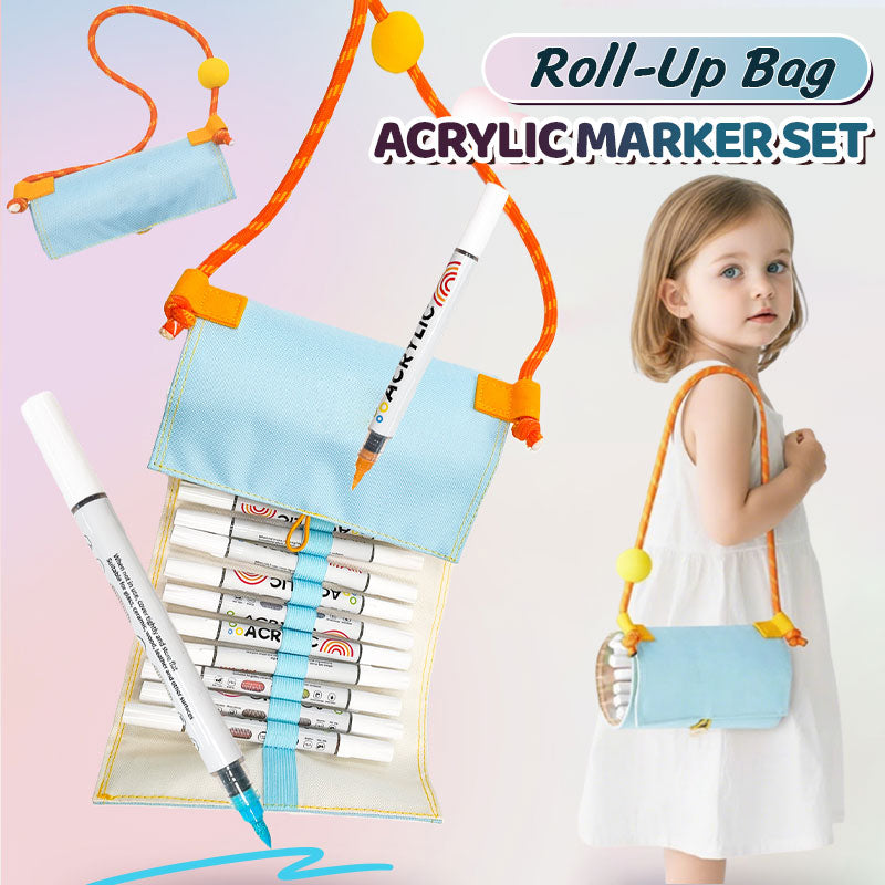Roll-Up taske akrylmarkørsæ