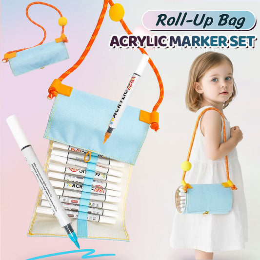 Roll-Up taske akrylmarkørsæ