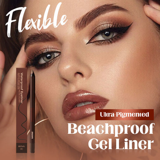 🟒 Vandtæt og strandfast gel-eyeliner