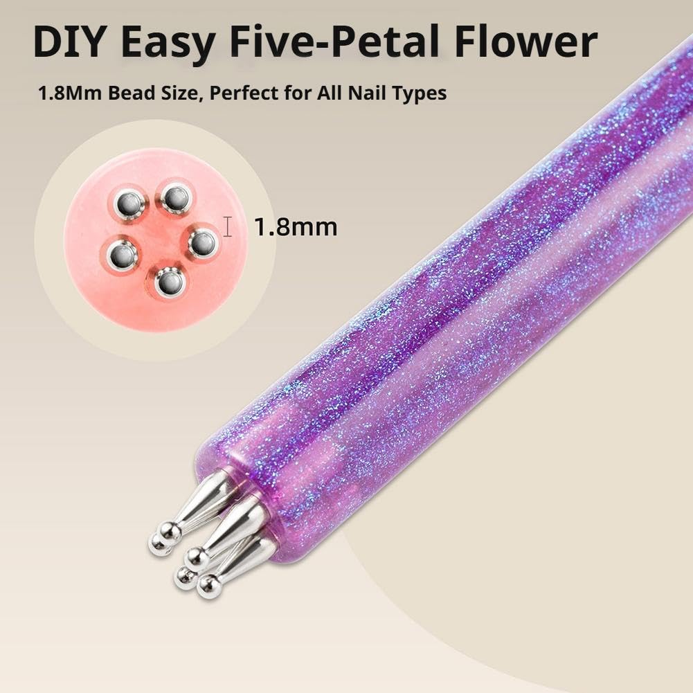 Neglepensel til blomster med 5 kronblade