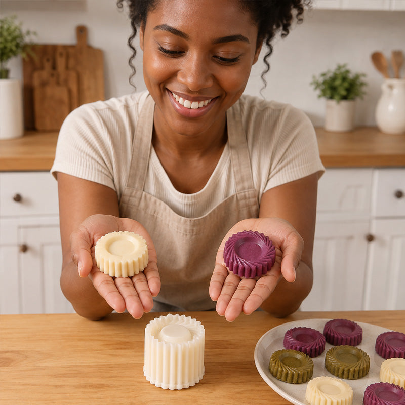2-i-1 dobbeltsidet kageform til hjemmelavede desserter