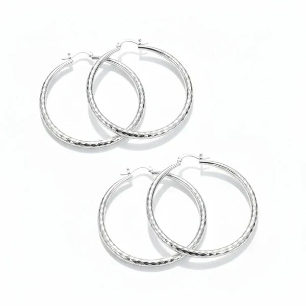 🎉KØB 1, FÅ 1 GRATIS🎁Diam🎉 KØB 1, FÅ 1 GRATIS 🎁 Diamantslebne hoopøreringe til kvinder – elegante, funklende 💎 Diamantslebne hoopøreringe til kvinder
