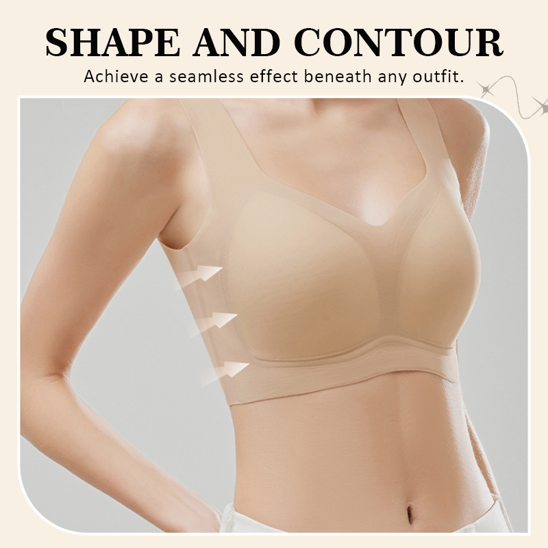 🌬️The Ice-Cloud Bralette: Sømløs bh uden bøjler med gelé-støtt