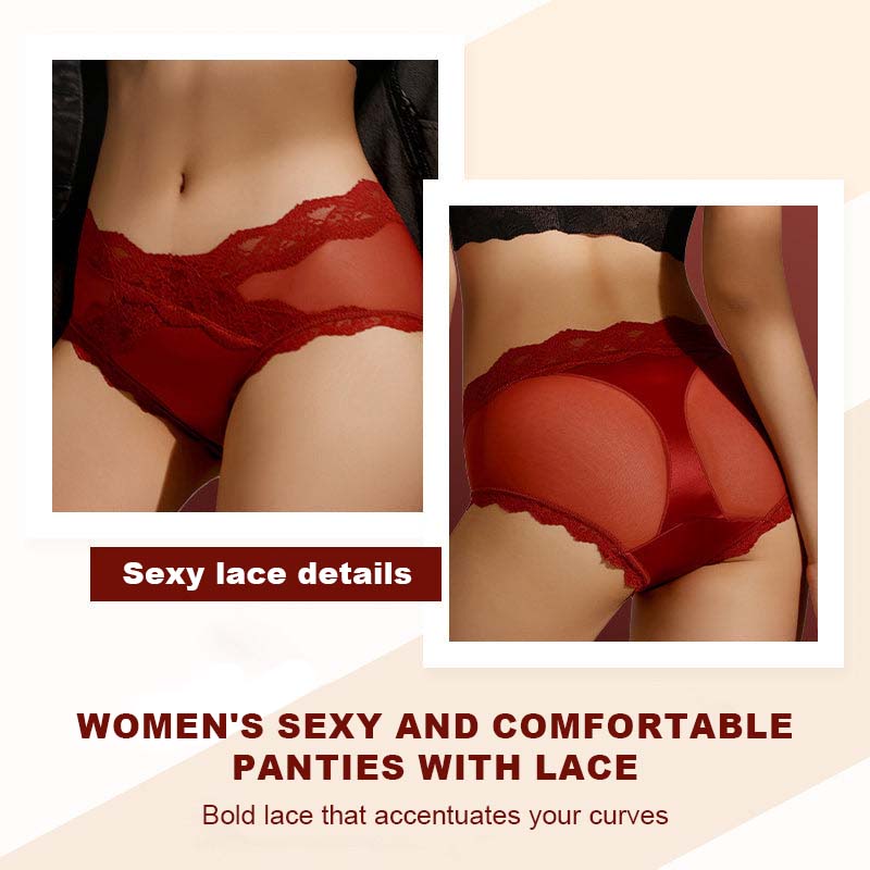 💗Sexede og behagelige blondetrusser til kvinder