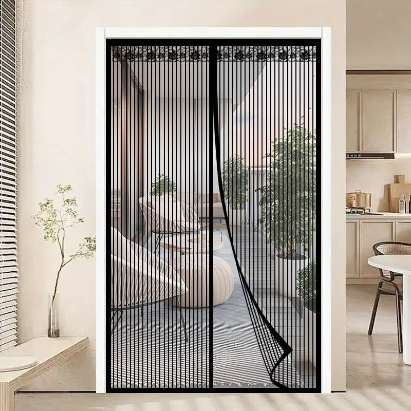 Magic Mesh sommergardin med magnetisk myggenet