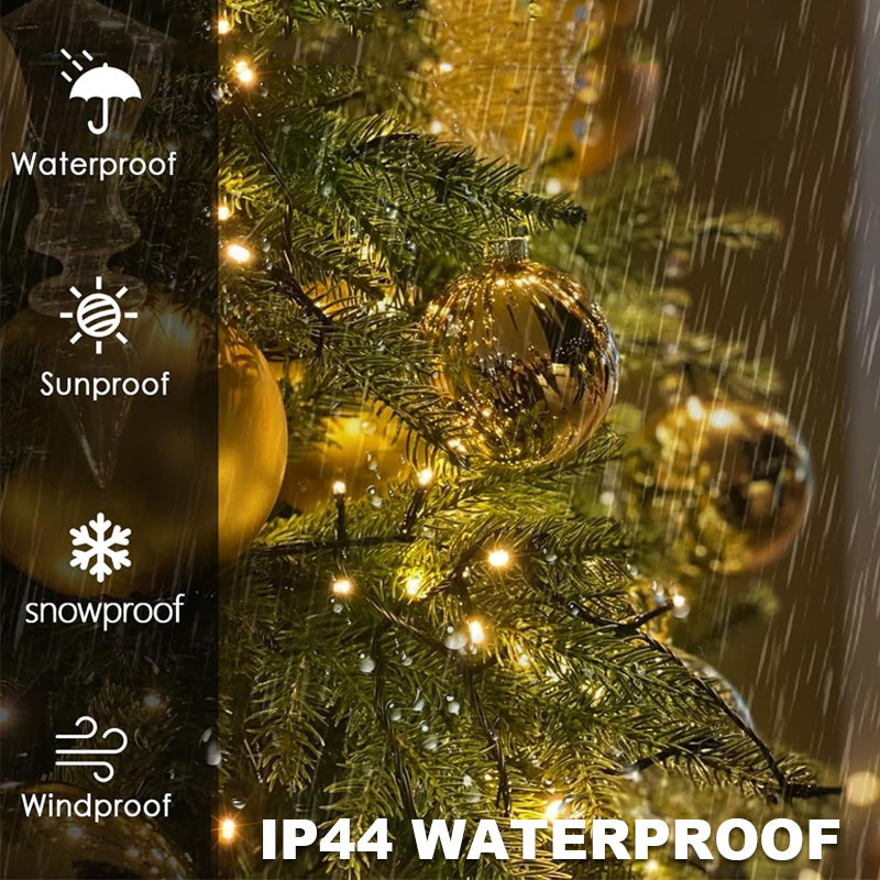 🎄 LED ring femtakket stjerne juletræslys 🎄.