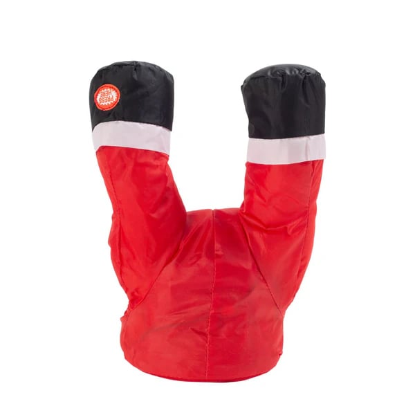 Rensdyr, der styrter ned, og julemandssæt