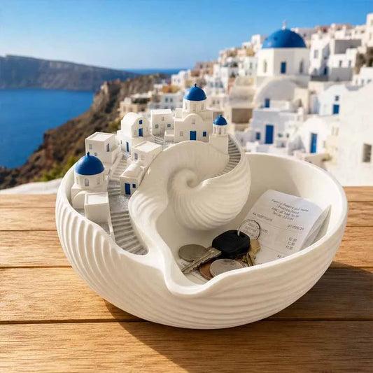 🌊Sidste dag med 50 % rabat – Santorini opbevaringsskål