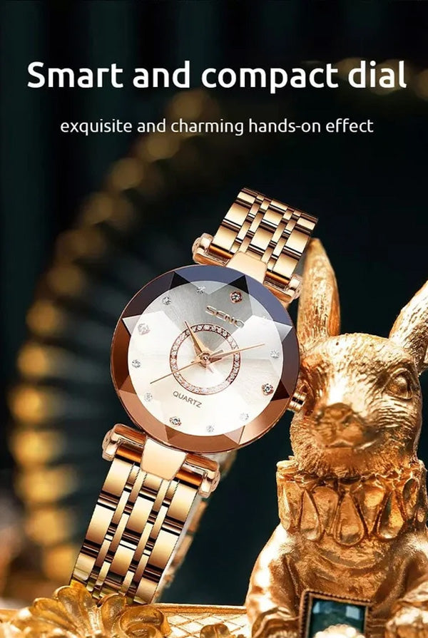 💖Starry rustfrit stål dameur🎁