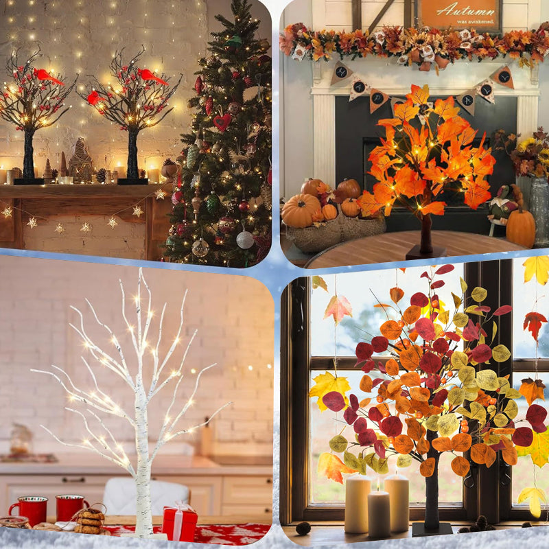 LED kunstig træbelysning