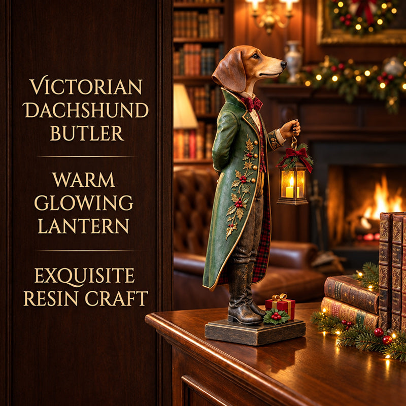 Weihnachts-Dackel-Laternen-Anhänger