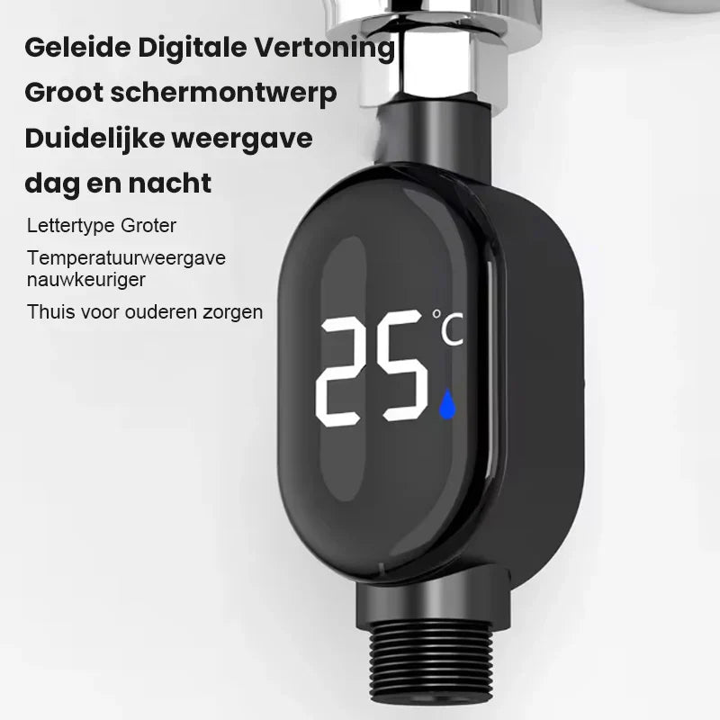 💧Brusetermometer🌡️ Ikke mere gætteri – øjeblikkelig temperatur! 🚿
