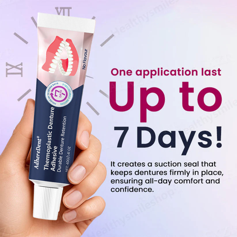 Termoplastisk klæbemiddel til tandproteser ⏳ Permanent fastgørelse af tandprotesen