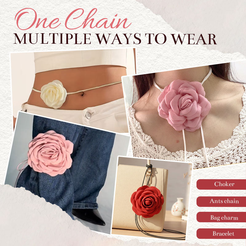 🌹 Rose Tie Chain