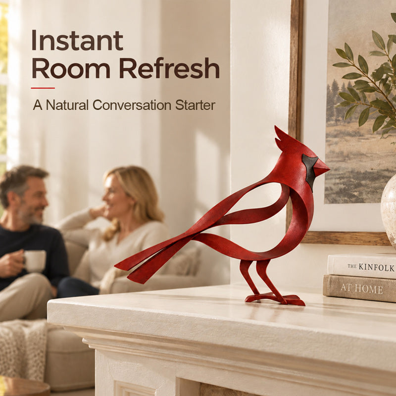 🕊️Elegant og minimalistisk fugleskulptur i metal – flygtige øjeblikke af lethed i naturen!