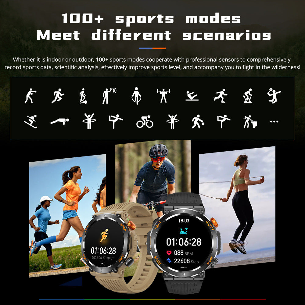 ⌚ Vandtæt sports- og outdoorur