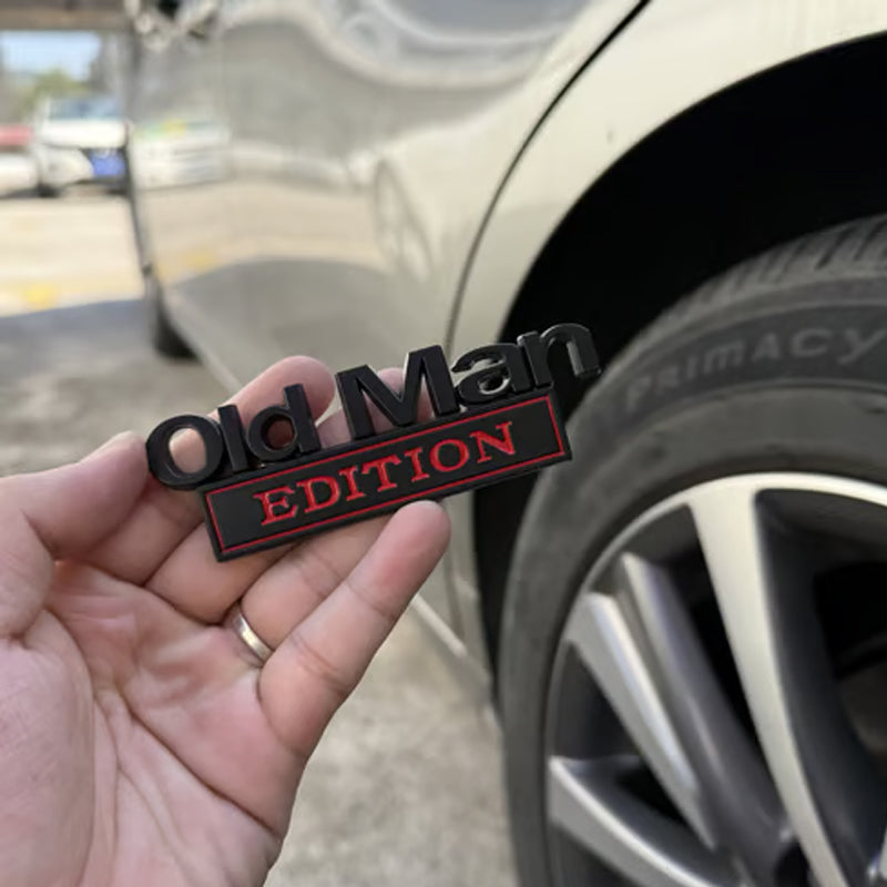 Bilmærker til seniorer/🚗 Old Man Edition-Autoemblem