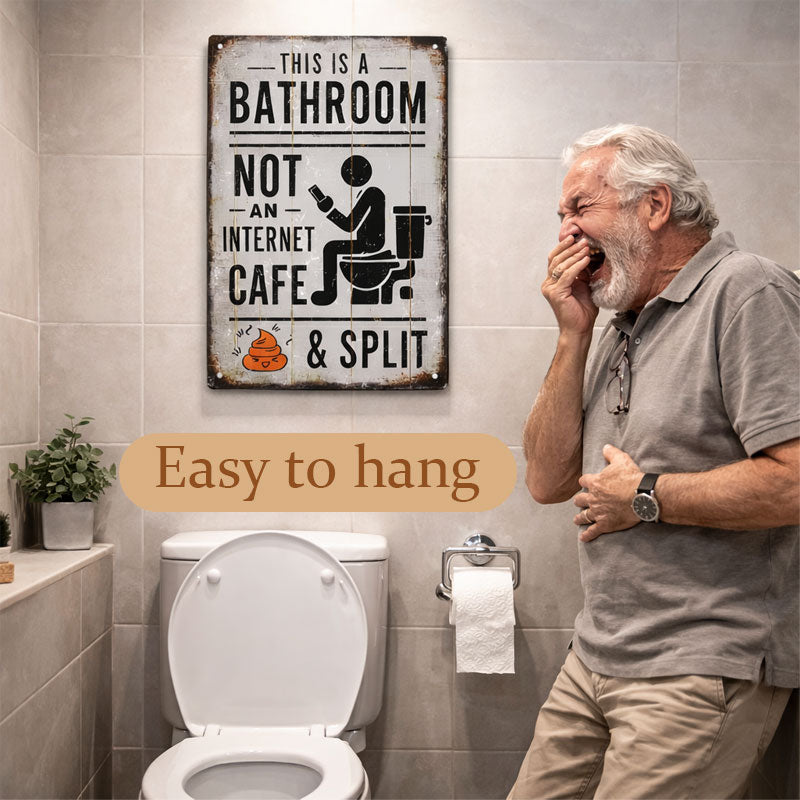 🚽 Dette er et badeværelse, ikke et internetcafé